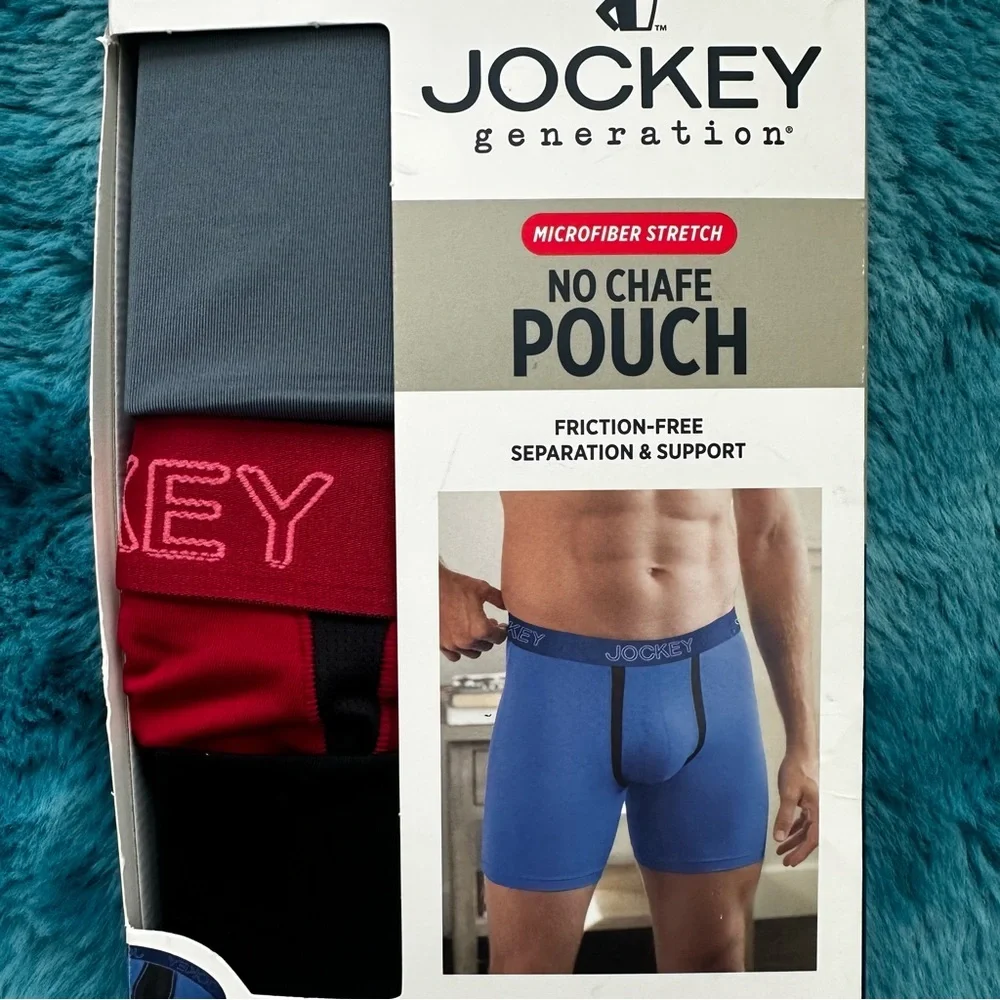 Jockey Boxer Briefs 3-Pack Size M